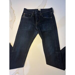 KATO The Scissors Selvedge Jeans Mens 28 Slim Tapered Raw Denim Made USA Hiroshi